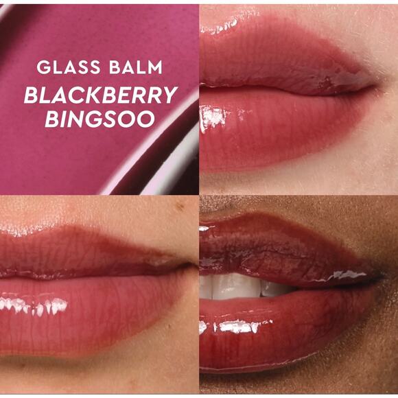$22 New Glow Recipe Glass Balm Lip Treatment - BlackBerry Bingsoo - Picture 2 of 7